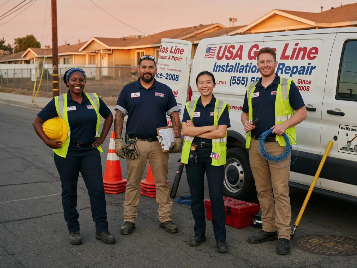 Gas Line Installation company in Wisner, LA